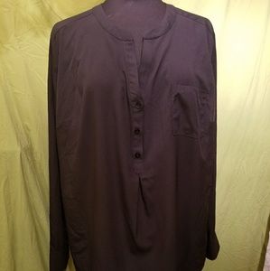 Pure Energy 2X Black Blouse